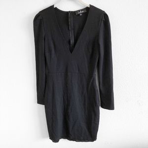 Lulu’s Deep V Sheath Dress Size Medium